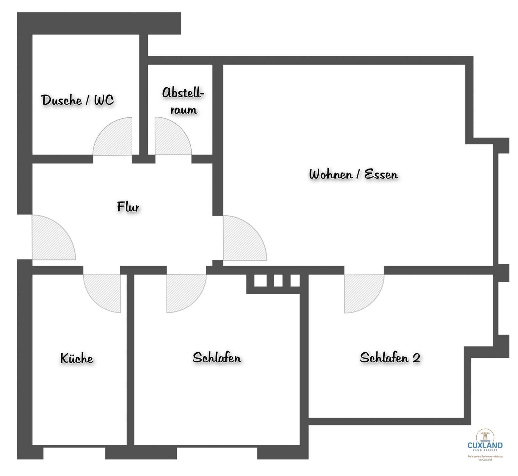 Haus Kerstin Duhnen Wohnung 9 Cuxhaven Eksteriør billede